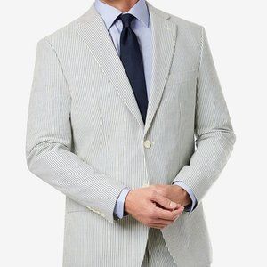 Lauren Ralph Lauren Men's Clst Fit Seersucker Sport Coat